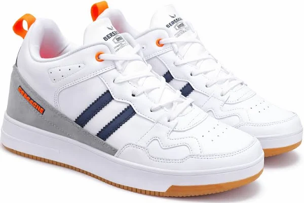 Bersache Lightweight Shoes For Men White-9057